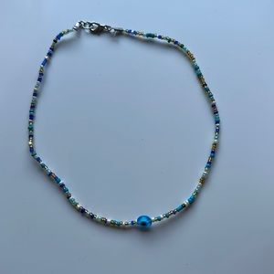 Evil eye choker necklace